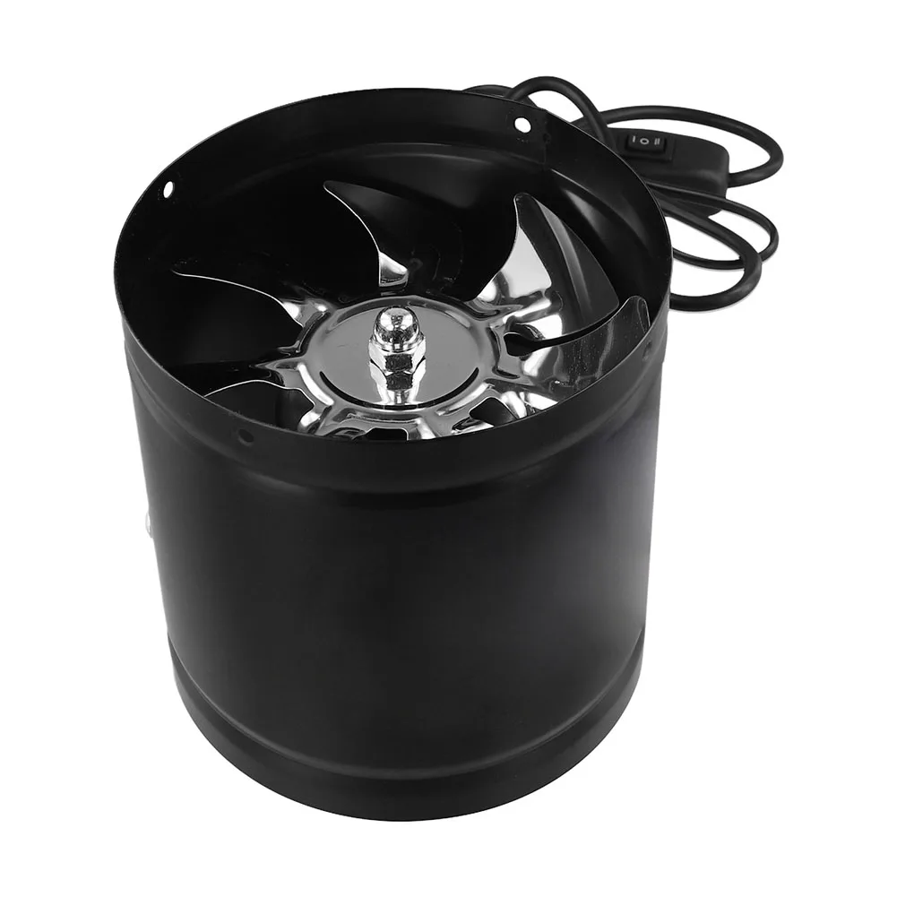 Two-Way Kitchen Exhaust Fan 6 Inch 150mm Air Ventilator Metal Pipe Ventilation Exhaust Fan Extractor Wall Fan Duct Fan