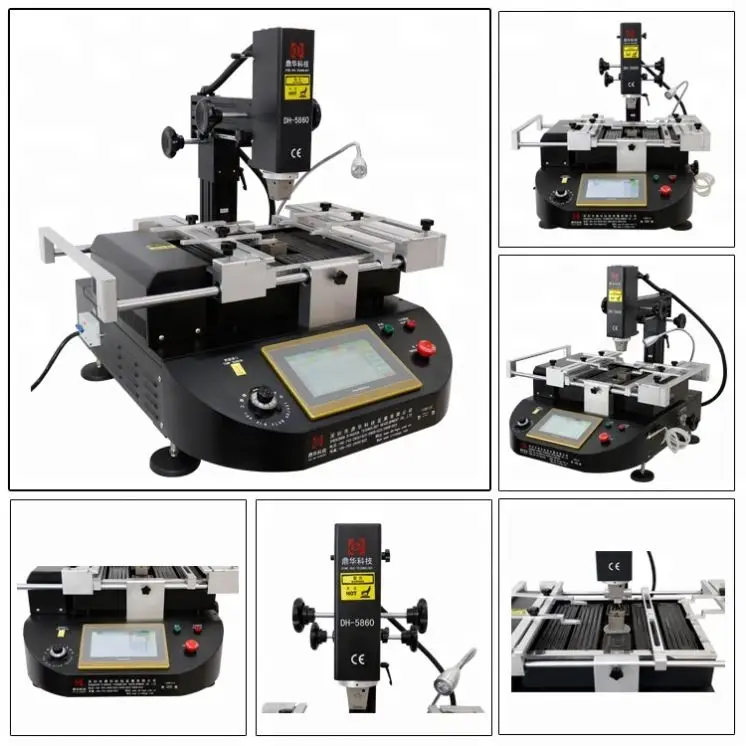 Promotional price soldering station bga rework station 5860 upgraded from ir6500