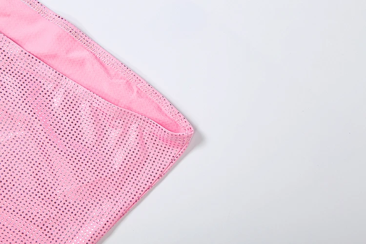 Nibber Stretch-Kleid für Damen, modisch, sexy, mit Pailletten, für den Sommer, rückenfrei, ärmellos, Skinny Hottie-Stil, Mitternachtsparty, Club, Mini-Bodycon – Detail 7