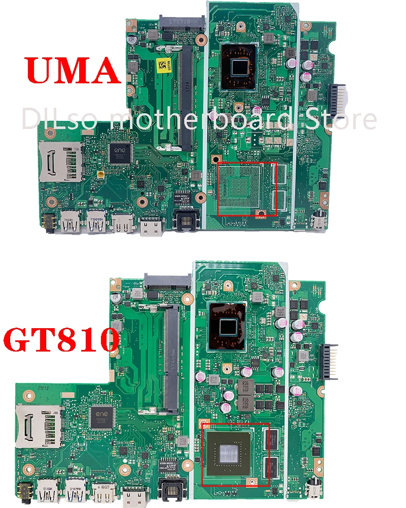 EllFU-Carte mère d'ordinateur portable pour ASUS, X541NC, X541N, A541NA, A541NC, R541N, F541N, N4200, N3350, GT810M, UMA, 100% Test