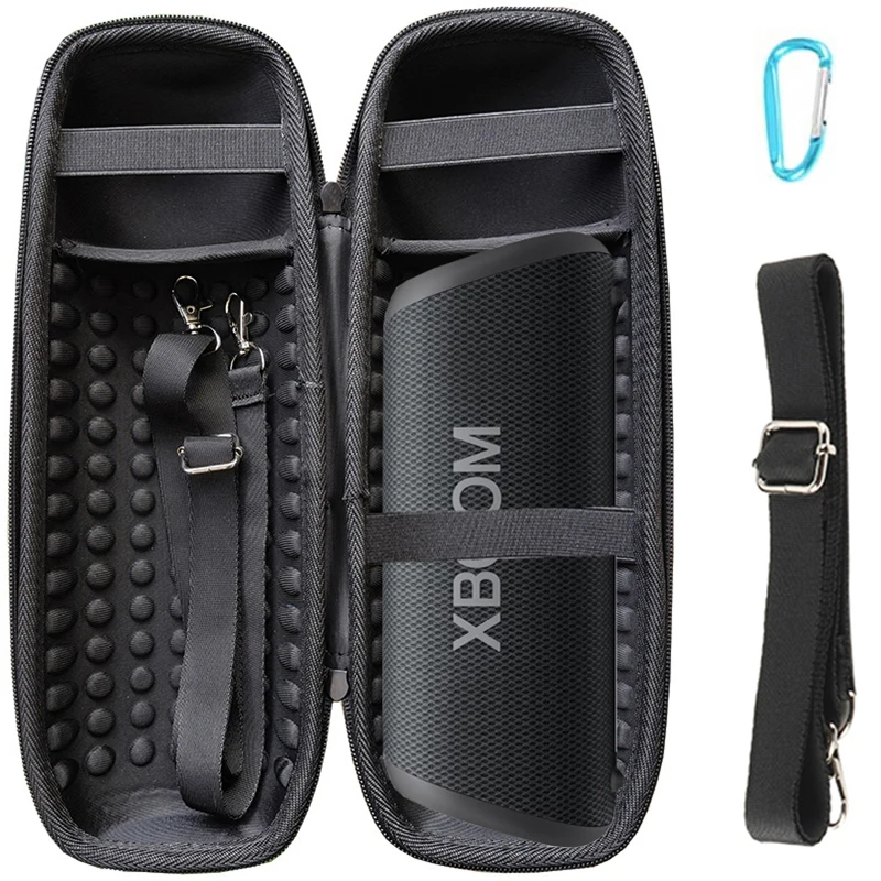 Bo�te de protection rigide EVA pour voyage en plein air, sac de rangement, housse de transport pour haut-parleur Bluetooth sans fil LG XBOOM Go, nouvelle collection