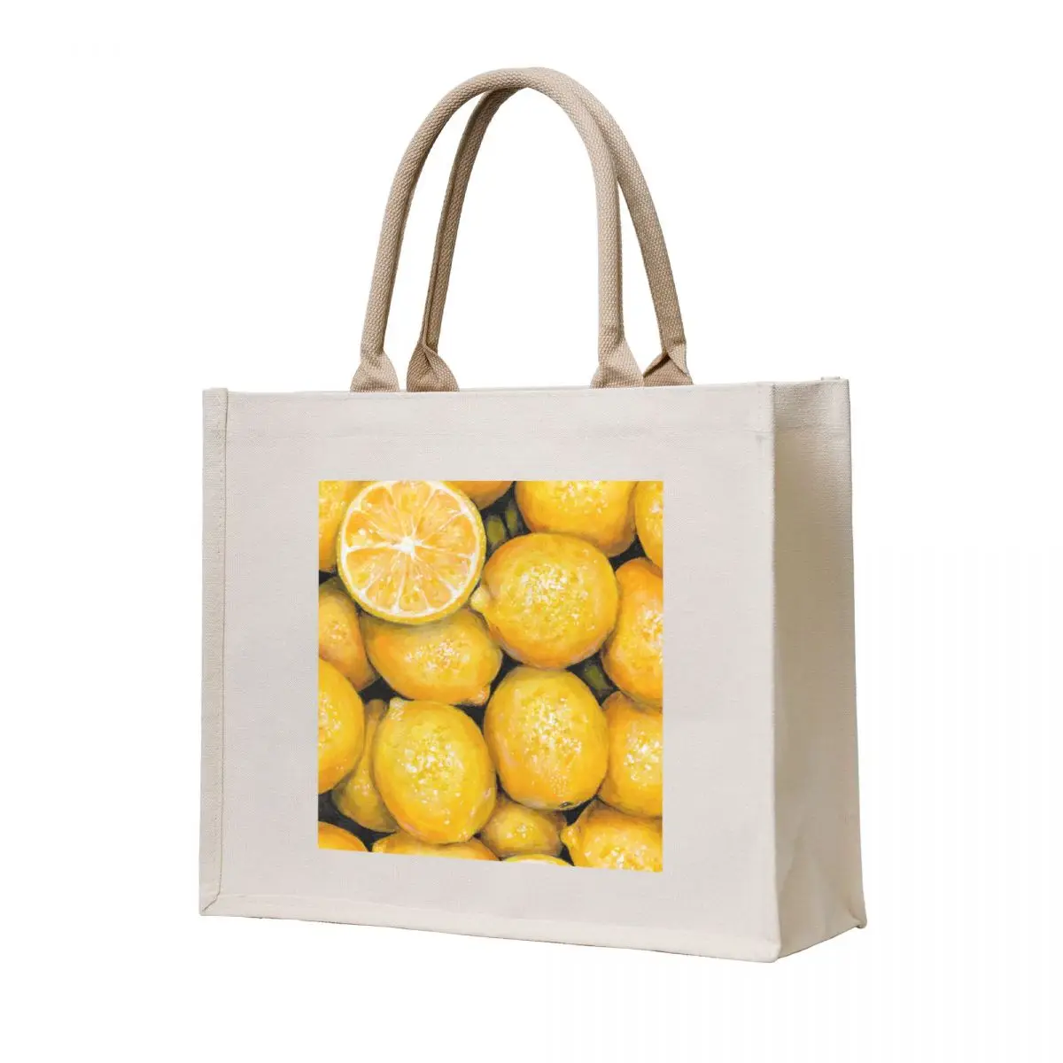 

When Life Gives You Lemons Tote Bag cute tote bag Portable shopping bag tote woman