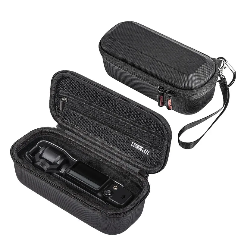 

STARTRC PU Leather Carrying Case for DJI Pocket 3 Storage Bag with Rope Strap Box Osmo Pocket 3 Sport Camera Accessories