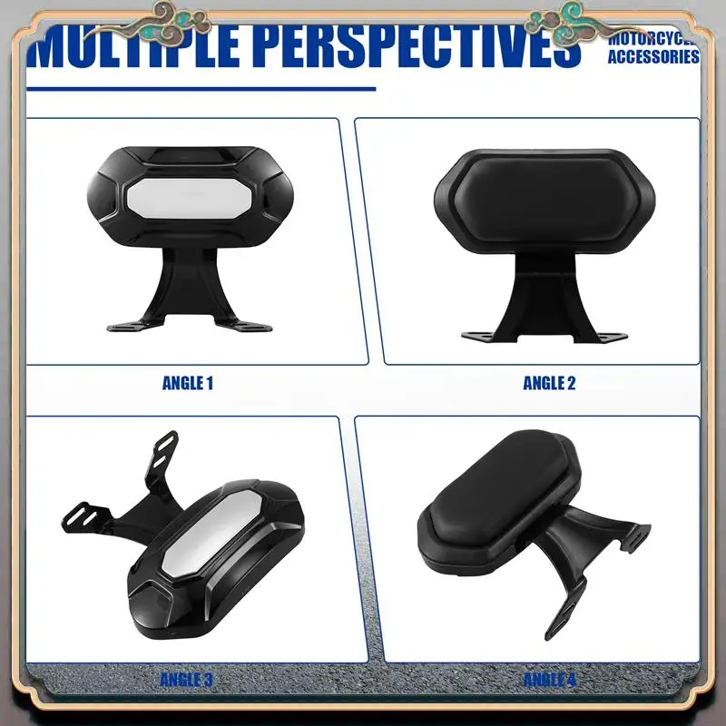 

Reliable-1 Pcs Motorcycle Luggage Rack Bar Rear Passenger Backrest Cushion Pad For Yamaha Honda Suzuki For Motorcycle Acc
