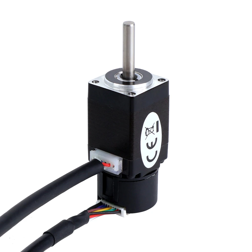STEPPERONLINE Nema 8 Closed Loop Stepper Motor 1.8deg 2 Phase 0.015Nm with Optical Incremental Encoder 1000PPR CNC