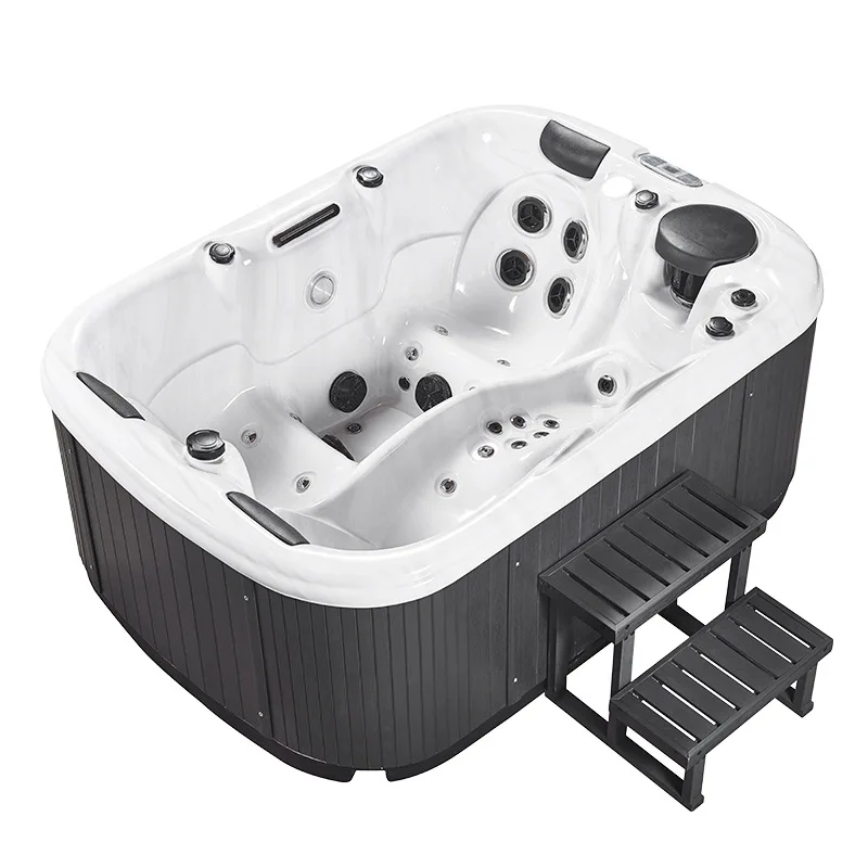 Baño exterior con calefacción para jardín con calefacción Jacuzzi