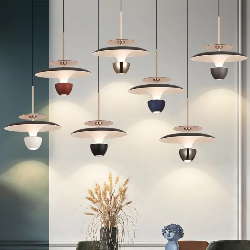 

Минималистичная прикроватная светодиодная люстра, современный креативный ресторан, спальня, кухня, регулируемый подвесной светильник, домашний декор, светильник