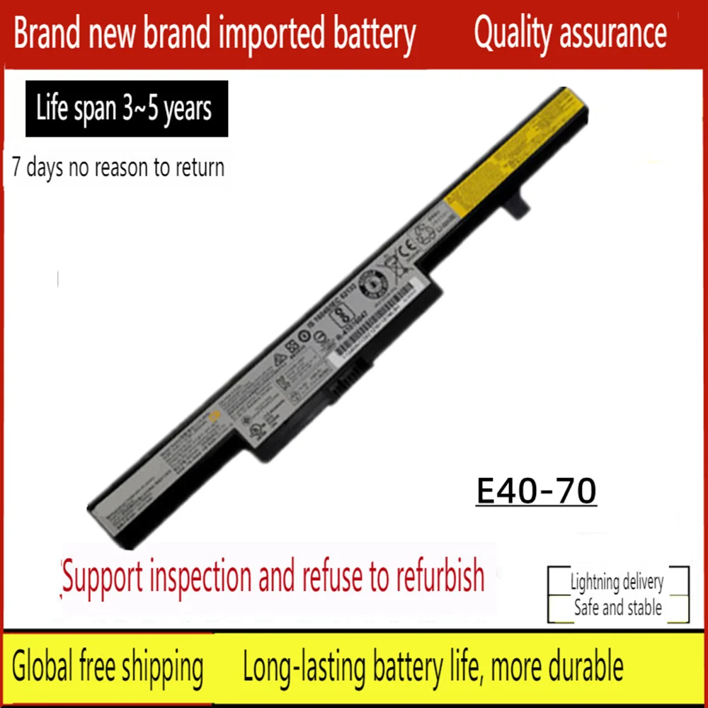 

New Laptop battery for Lenovo E40-70 N40-70 N50-30 N50-45 N50-70 E40-30 E40-45 E40-70 E40-70A E40-80 300 300-15