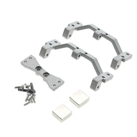 KKZ-for MN D90 MN-90 MN99S MN99 RC Car Upgrade Parts Metal Pull Rod Base Seat & Axle Upper Servo Bracket Mount Accessories