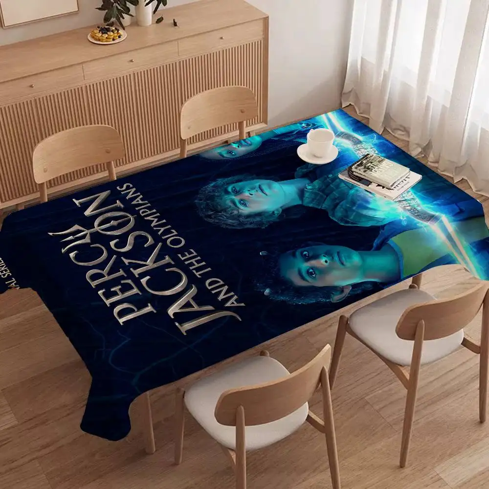 P-Percy J-JacksonS O-Olympians Movie Themed Polyester Tablecloths Designs For Home Kitchens Rooms Patios Tablecloth Decoration
