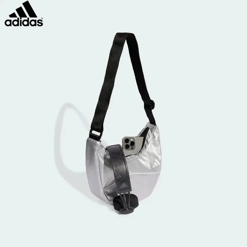

Adidas/Adidas Genuine 2026 Summer Ladies Shiny Classic Sports Messenger Bag JM0156