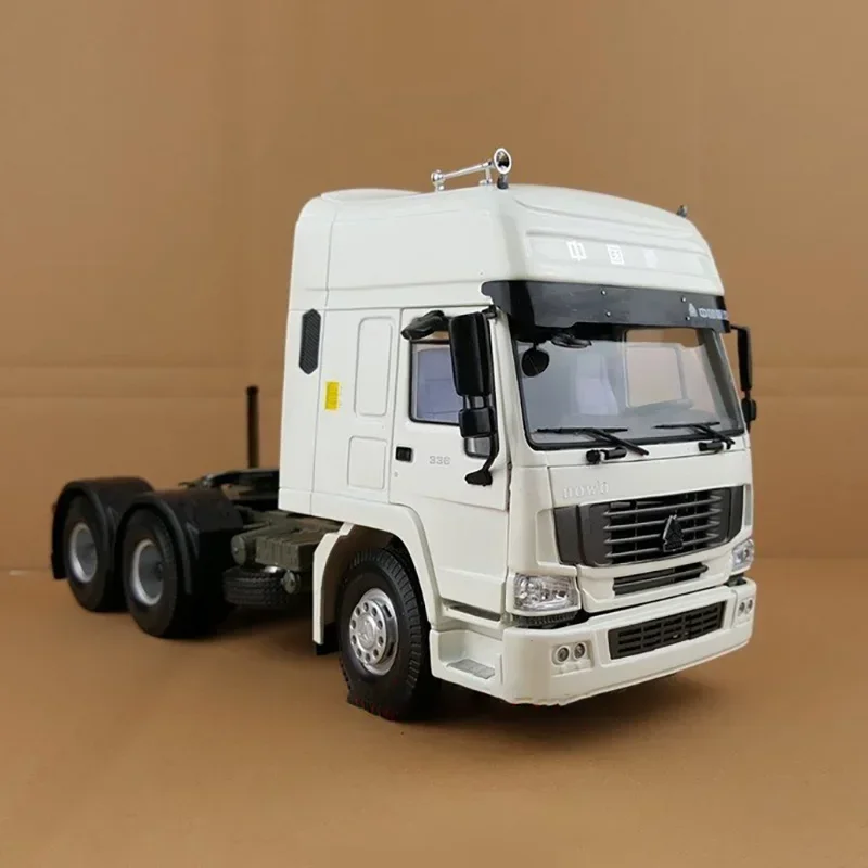 시노트럭 1:24 하우 336 다이캐스트 견인 트럭 모델 트랙터 수집품 기념품 장식품 전시 소년 장난감 선물