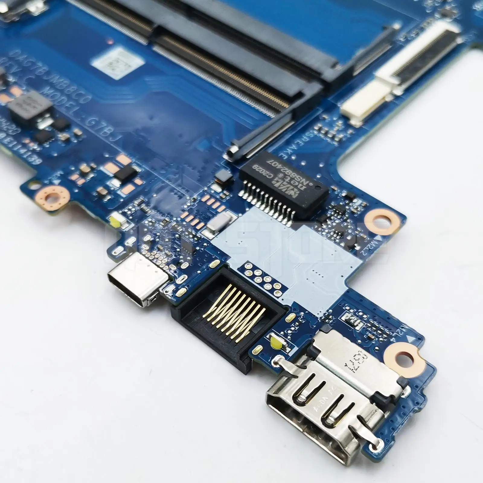 Imagem -03 - Placa-mãe Portátil para hp Pavillion 15-cw Tpn-q210 Mainboard r3 r5 r7 Cpu Amd Ddr4 G7bj Dag7bjmb8c0