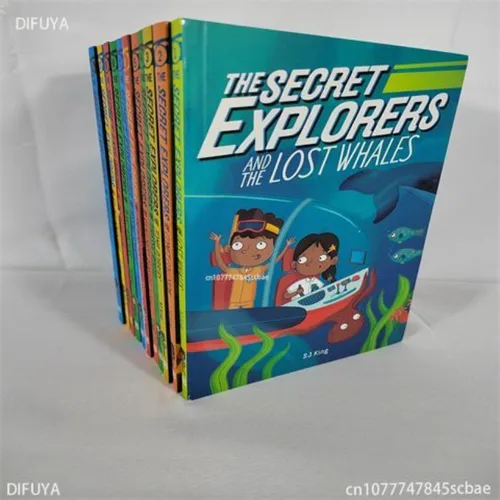 DIFUYA 영어 DK The Secret Expiorer Encyclopedia Adventure 11 권, 5-8 세 