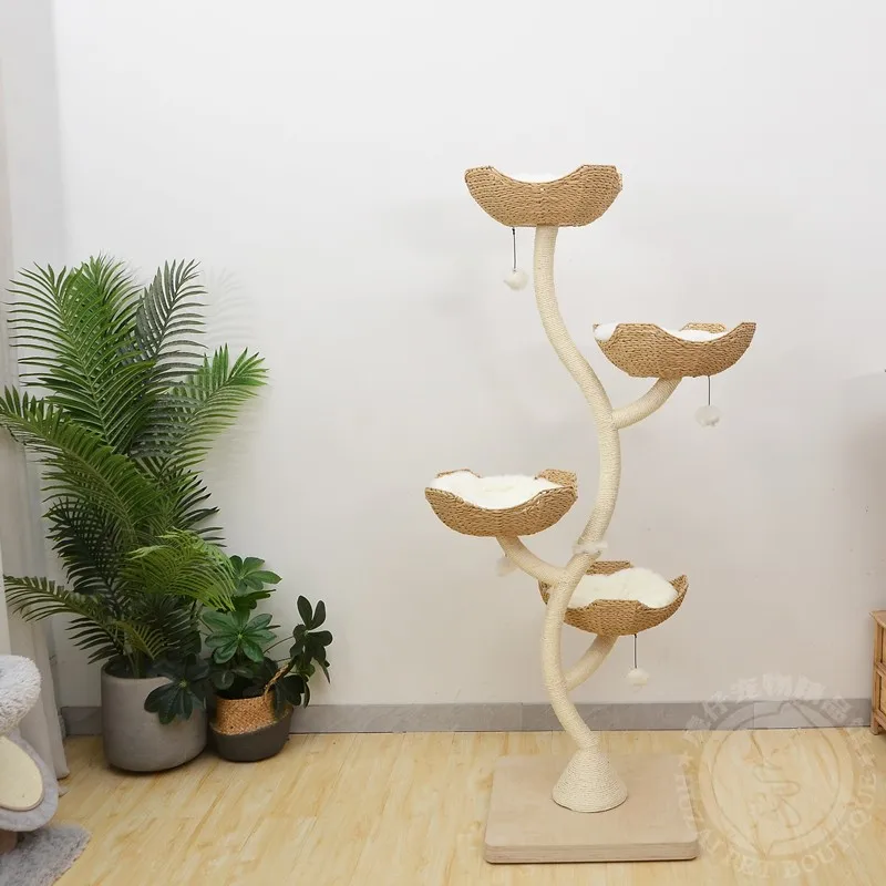 Tree shaped cat climbing frame, cat grasping column, cat nest, cat tree cat toy, cat grinding claw frame, climbing frame