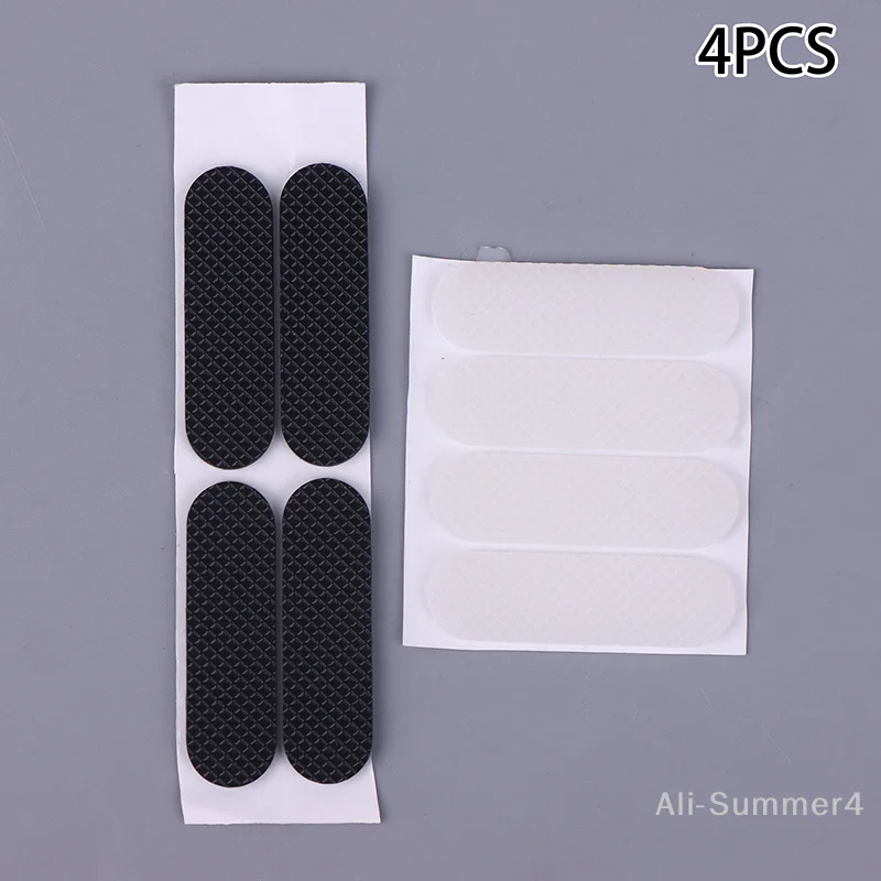 4PCS Black Rubber Feet Thickness 1.8mm Anti-slip Self-adhesive Silicone Shockproof Protective Pad For Keyboard Base Cabinet