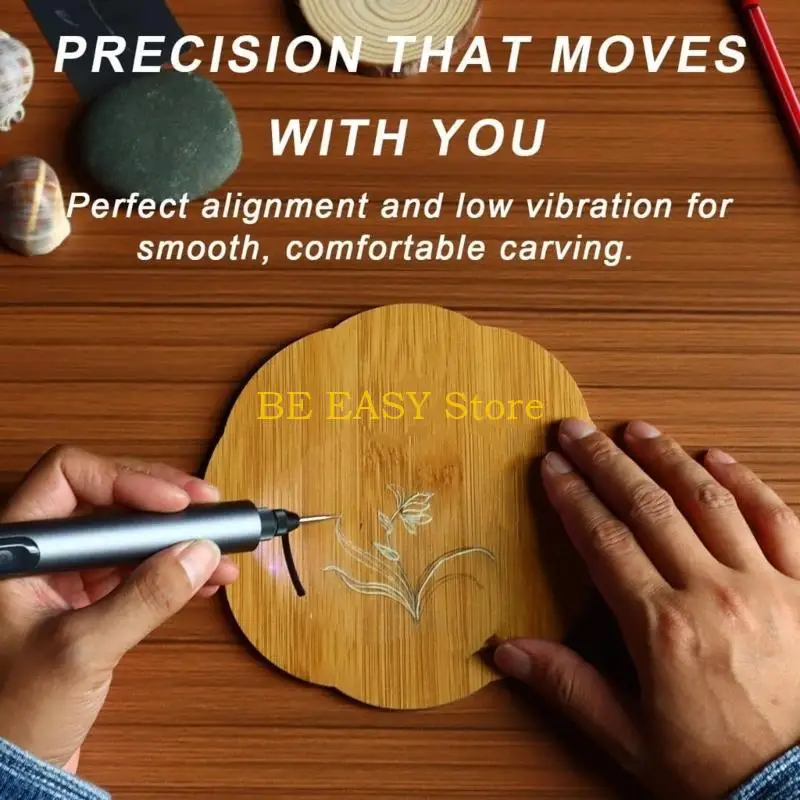 E28F Electric Mini Grinder Engraving Pen Wireless Grinder Cordless Rotary Tool Drill for Jewelry Metal Engraving Tool