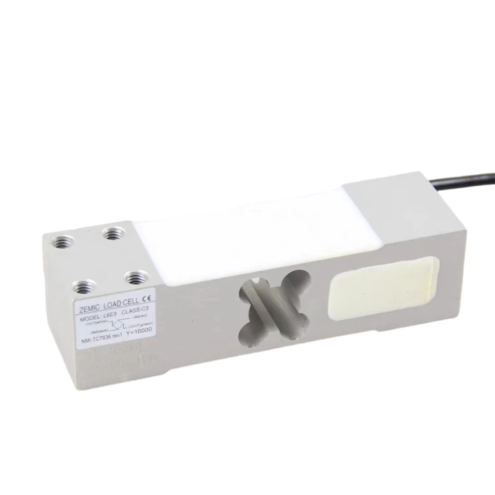 L6E3 C3 Precision Load Cell 50-300kg 4 Wire Strain Gauge Sensor for Batching Scale System Weighing Transducer Strain Sensor