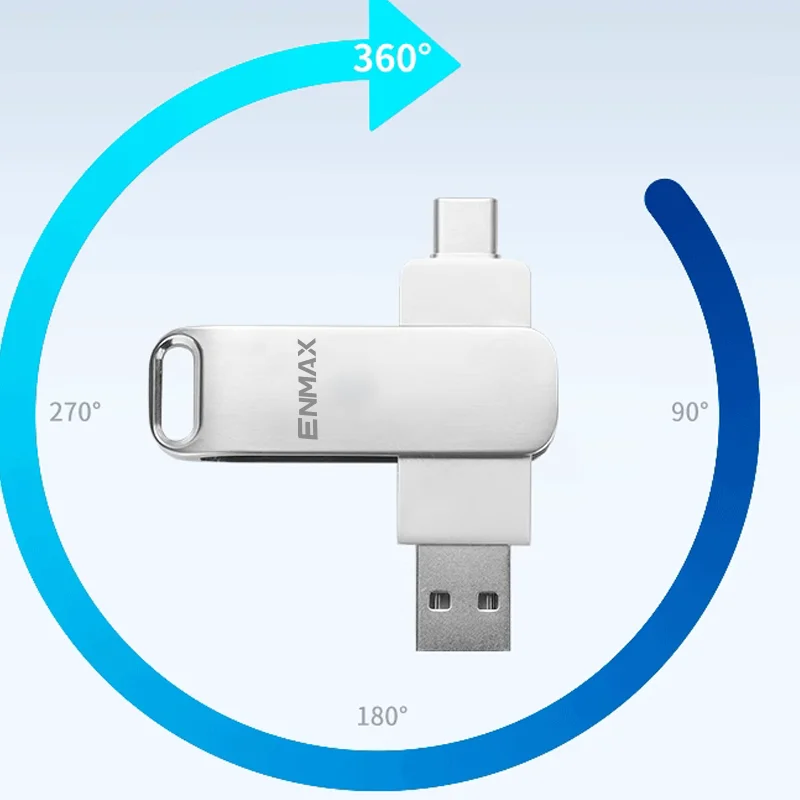 ENMAX USB 3,2 твердотельный накопитель 520 Мб/с флэш-накопитель 512 ГБ 256 ГБ 128 ГБ USB Высокоскоростной USB Type C флэш-накопитель