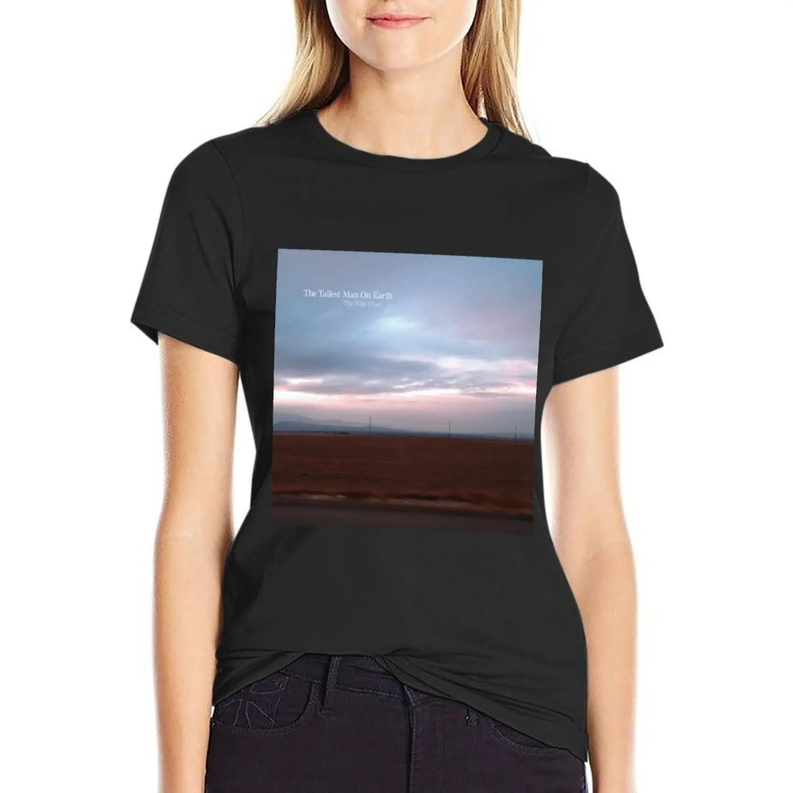 

The Tallest Man On Earth The Wild Hunt T-Shirt customs design your own Short sleeve tee t-shirts for Women loose fit