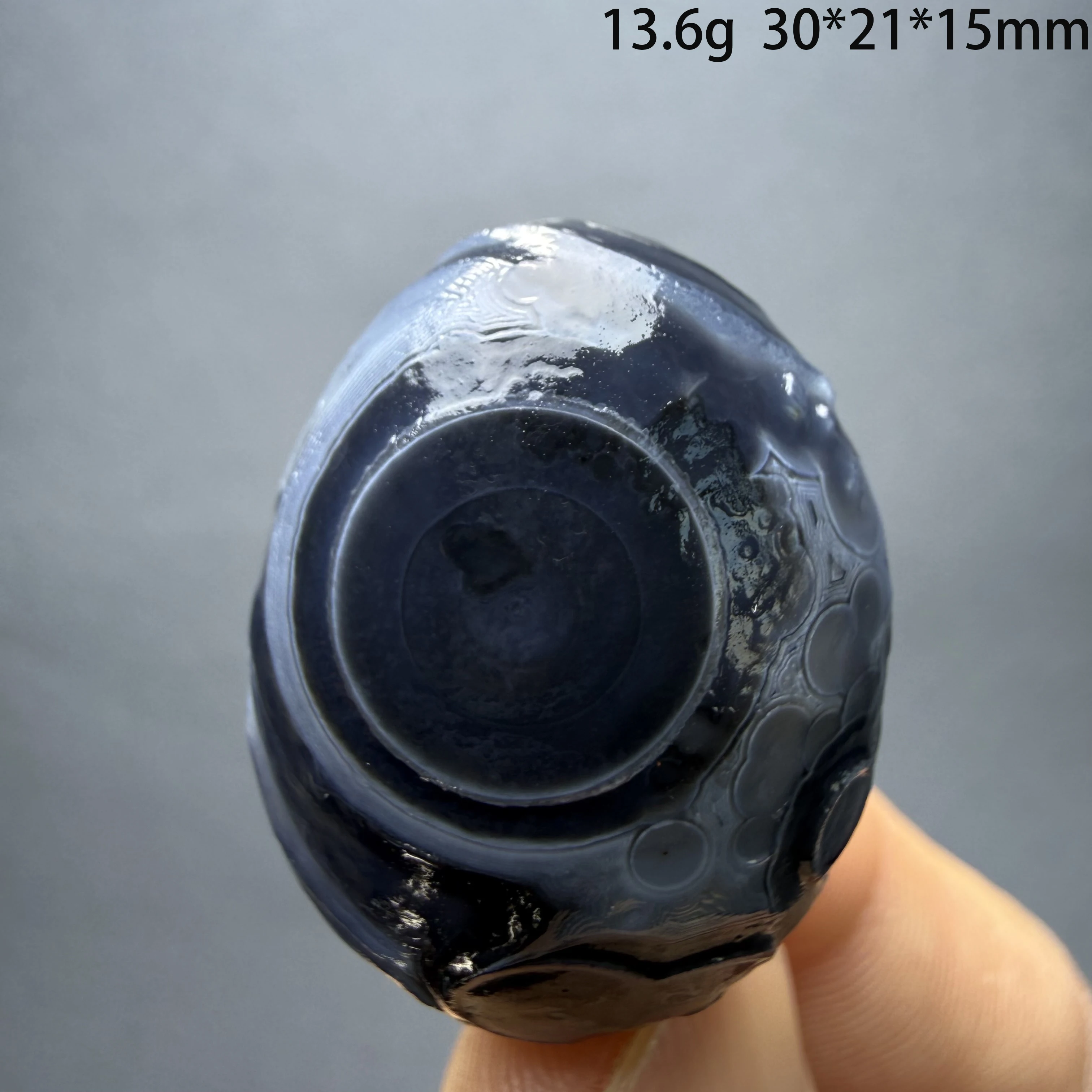 Natural Sardonyx Agate Alxa Gobi Eye Mineral Specimen Energy Crystal Chakra Reiki Healing Stone Garden Home Decor Gift  A2-2-17