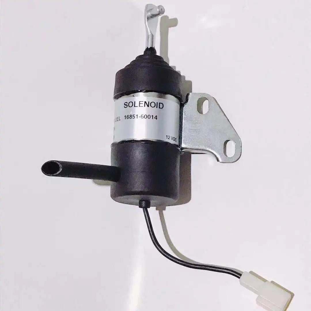 16851-60014 16851-60010  Stop Solenoid For Kubota  Fuel Shut Off Solenoid 12V/24V