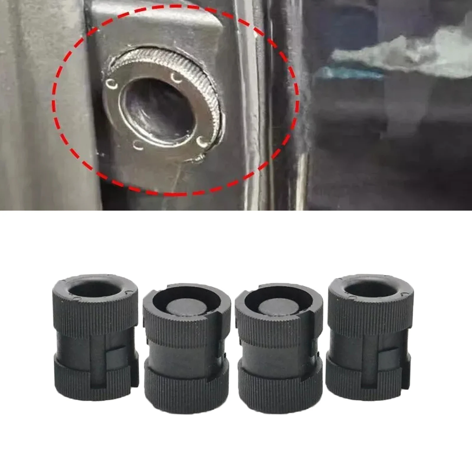 4Pcs Middle-Door Abnormal Noise Elimination Block For Mercedes For Vito VClass W447 Noise Reduction Guide Block Accessories