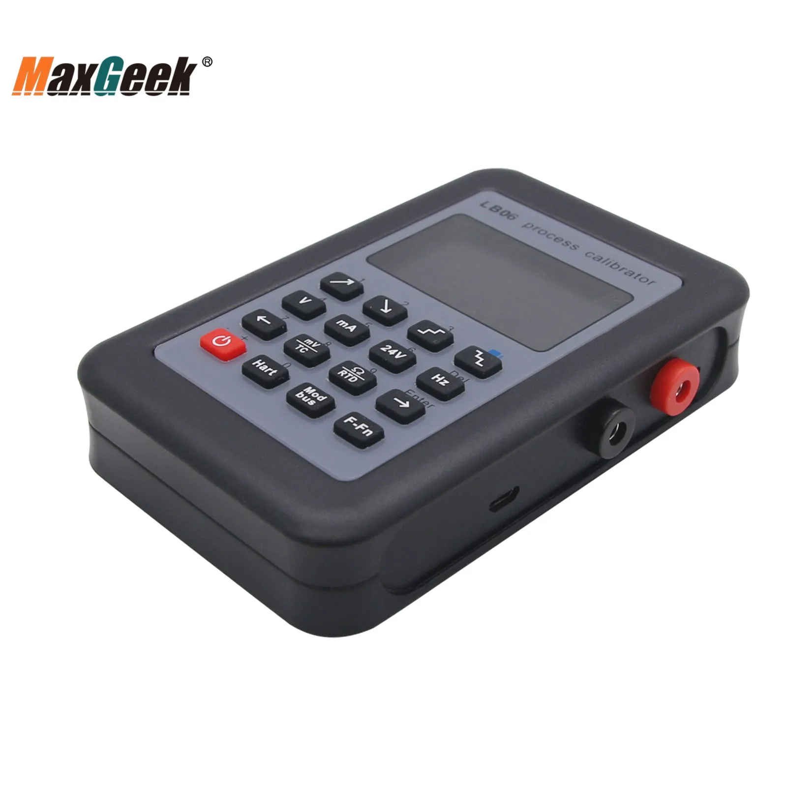 Imagem -03 - Maxgeek-calibrador Multifunções do Processo do Sinal Comunicador do Hart Lb06 Modbus Rtu Pt100 Frequência 420ma 010v Novo