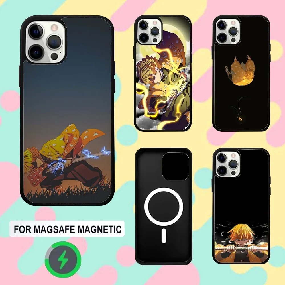 

Anime Z-Zenitsu Agatsuma Phone Case For iPhone 16e,16,15,14,13,12,11,Plus,Pro,Max,Mini Magsafe Magnetic Wireless Charging