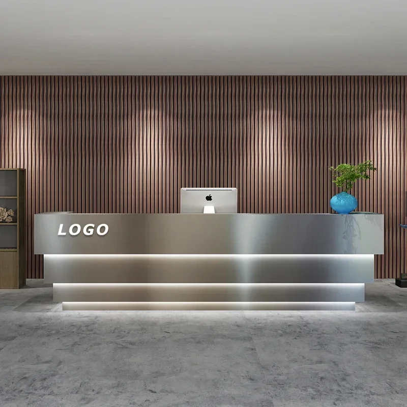 Modern Office Restaurant Tables Front Desk Lectern Pulpit Checkout Bar White Desk Small Reception Pulpitos Bureau Shop Furniture