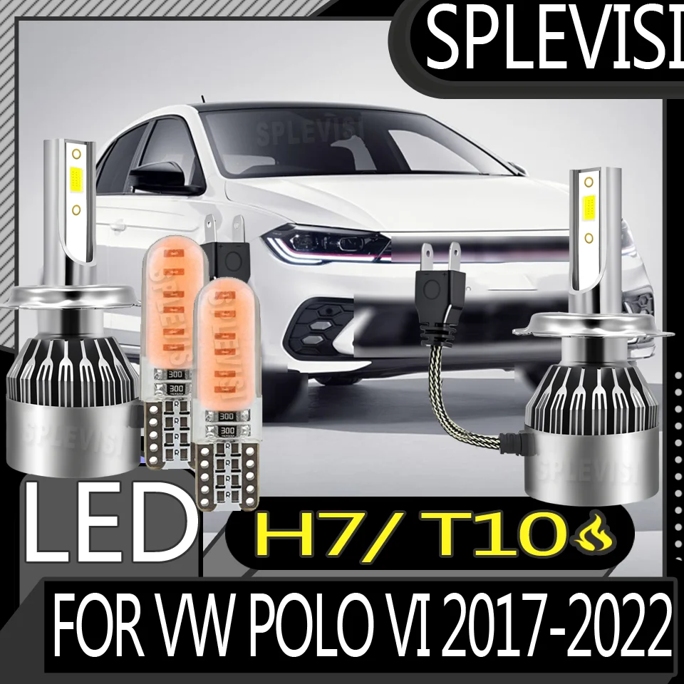 

High Lumen Output Long Lifespan Energy Saving Easy Setup Waterproof LED Headlight For VW Polo VI 2017 2018 2019 2020 2021 2022
