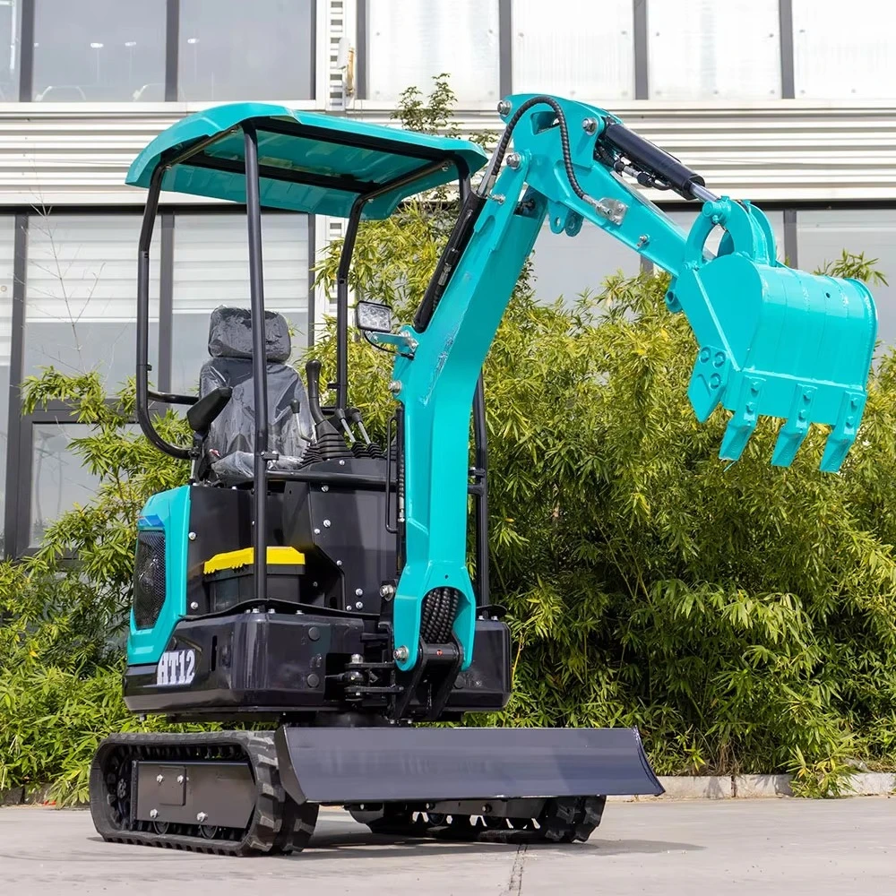 Low Price Sale CE EPA Excavator Factory Diesel Digger Crawler Mini Excavator 1.2Ton Excavator