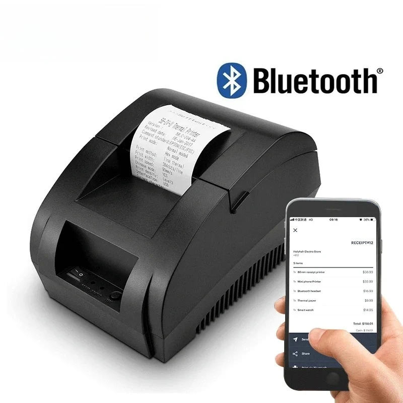 5890K HZ-5890K 58mm USB Thermal Receipt Printer POS Ticket Printing Machine For Supermarket Retail System