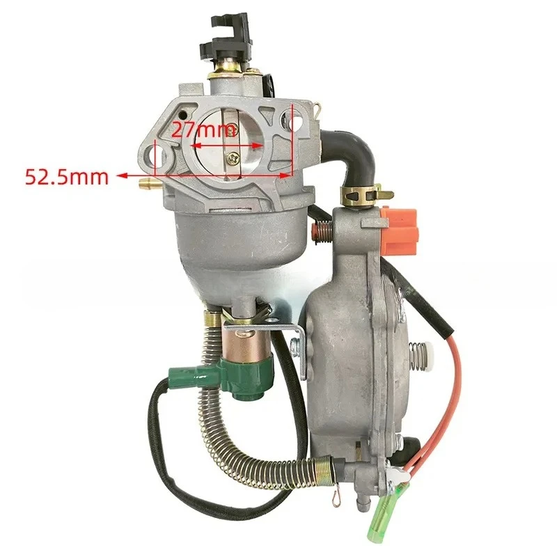 1. 188F 190F GX390 Dual Fuel Carburetor Including Gasket, LPG Natural Gas 5-8KW Generator Carb 2.