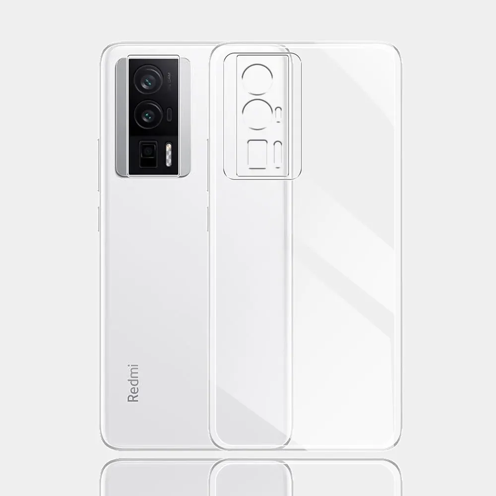 For Redmi K60 Case Ultra Thin Clear Silicone Soft TPU Phone Back Case Cover For Redmi K60 Pro Coque For Redmi K60 K60e Fundas