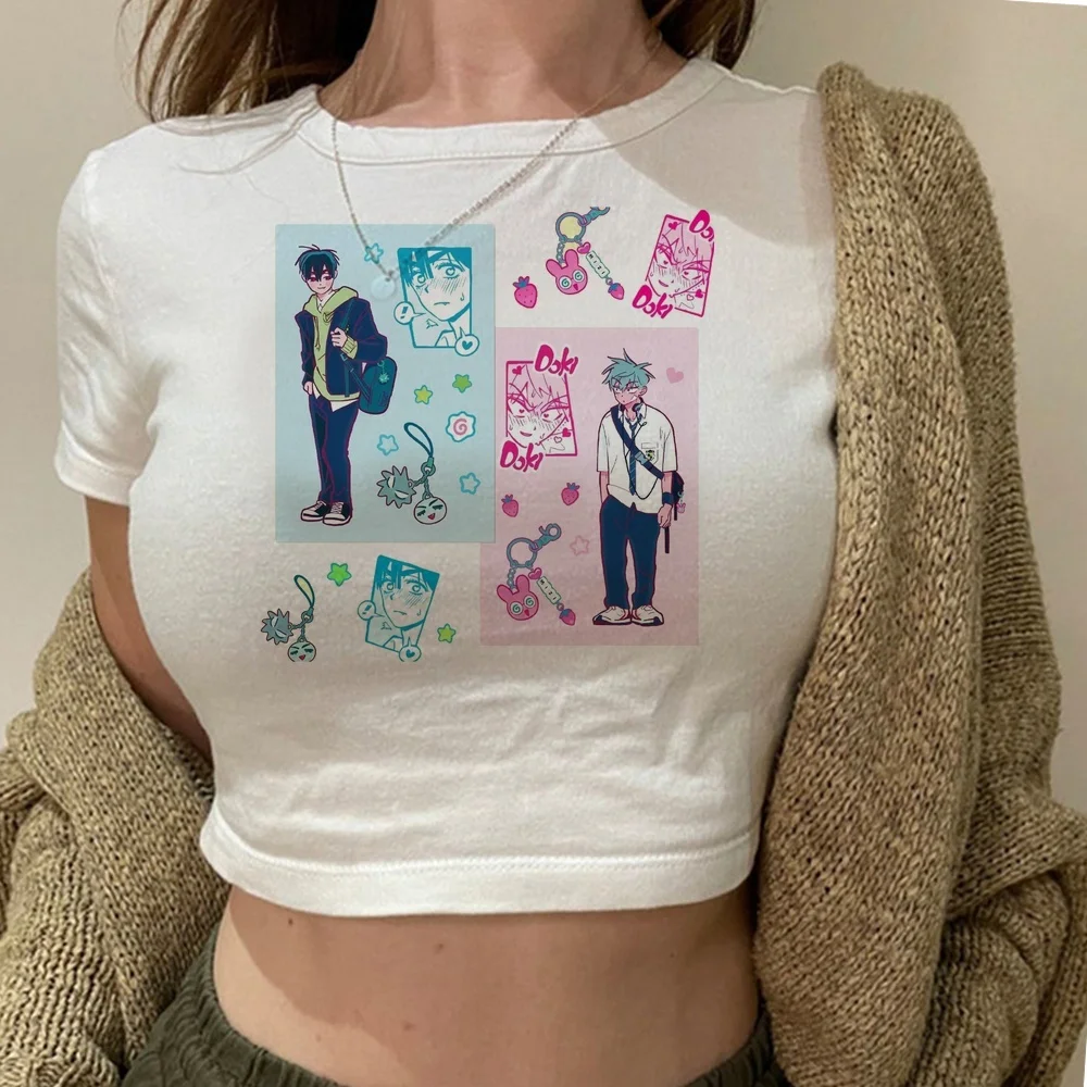 Alien Stage crop top female funny jojifuku manga japanese gothic t-shirt jojifuku gyaru grunge alternative  manga