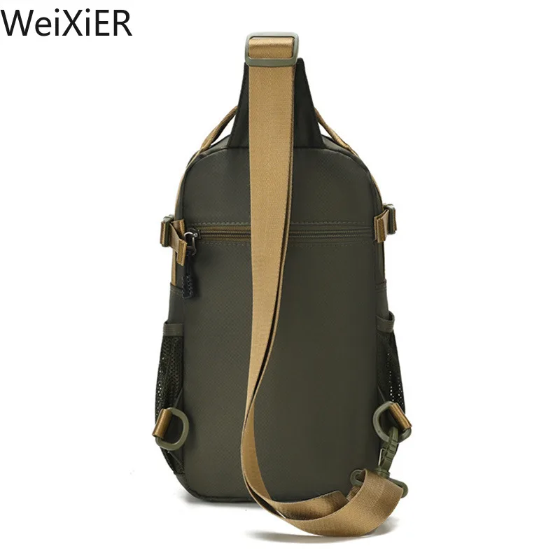 Fashion Multifunction Men\'s Shoulder Bag Running Outdoor Sling Crossbody Bags Male Travel Trend High Capacity Sport Chest Bag