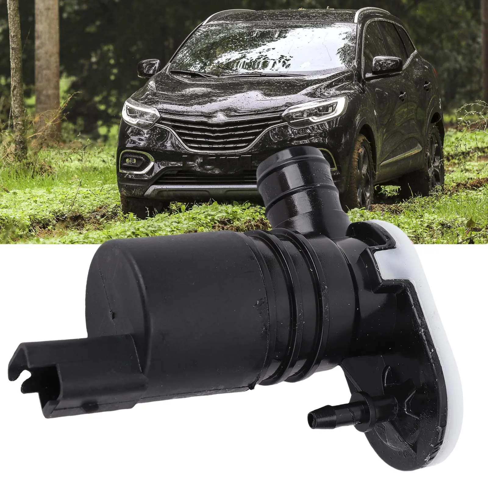 Windshield Washer Pump Easy Install Long Lasting Front Window Washer Pump 289209776R for Cars Replacement for Kadjar 2015-2024