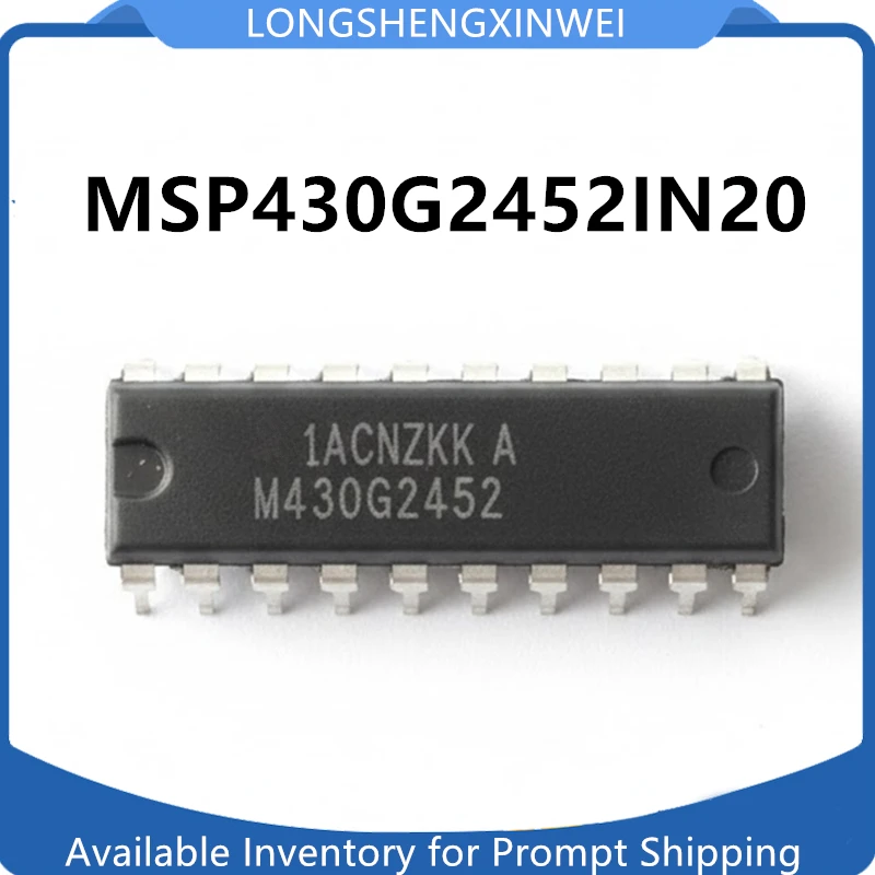 1PCS New Original MSP430G2452IN20 M430G2452 DIP20 Mixed Signal Microprocessor in Stock