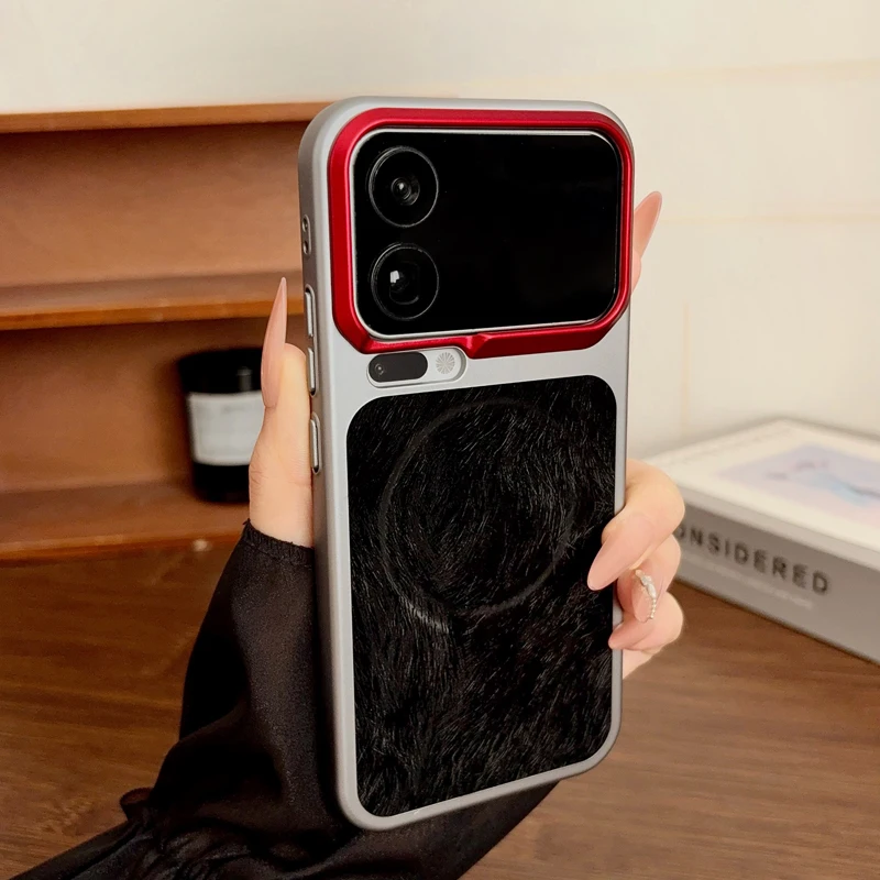 For Xiaomi 17 Pro Max 17 Pro Case Luxury PU Leather +Hard PC Anti-Slip Wireless Charging Protective Red Cover for Mi 17 Pro