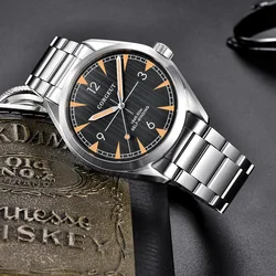 41mm Luxury Corgeut nh35 Automatic Mechanical Wrist Watch for Men Sapphire Glass Steel Waterproof Sport Watch relogio masculino