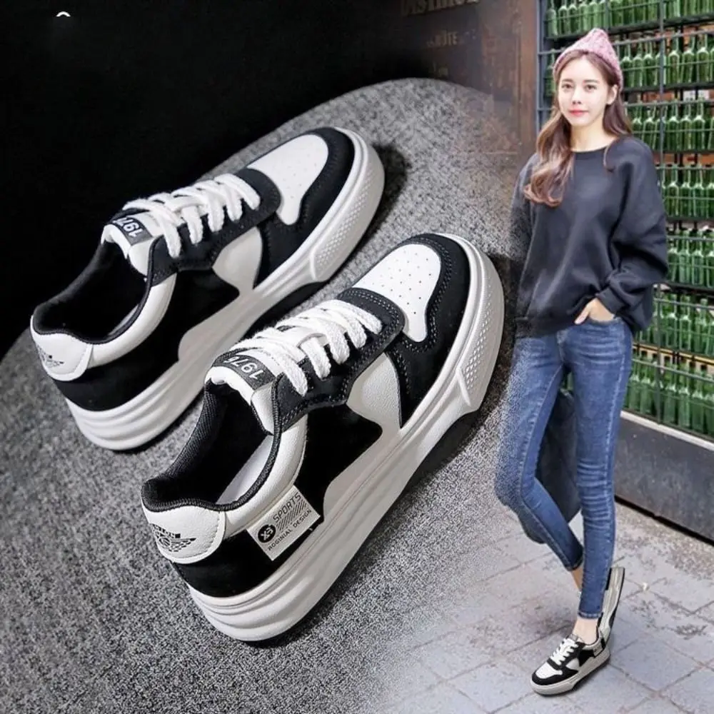 

Высококачественные черные кроссовки цвета хаки на платформе, низкие износостойкие белые туфли, повседневная обувь из искусственной кожи для скейтборда, универсальная