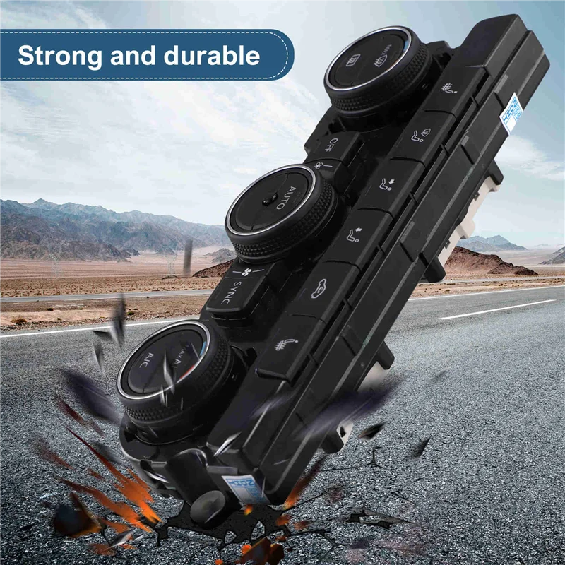 AA60-For VW PQ 35 Tiguan Golf MK6 Climatronic لوحة تحكم تكييف الهواء التبديل مقعد التيار المتناوب التدفئة 5ND907044C