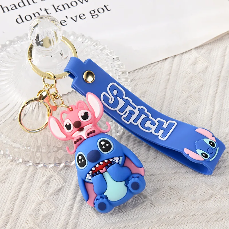 พวงกุญแจสติทช์น่ารัก การ์ตูน พีวีซี พลาสติกนิ่ม จี้ห้อยกระเป๋านักเรียน ของตกแต่ง กล่องสุ่ม ของขวัญ