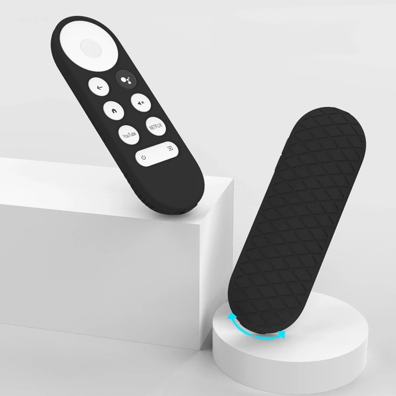 Nieuwste Antislip Zachte Siliconen Hoes Voor Chromecast Afstandsbediening Beschermhoes Voor Google Tv 2020 Voice Afstandsbediening