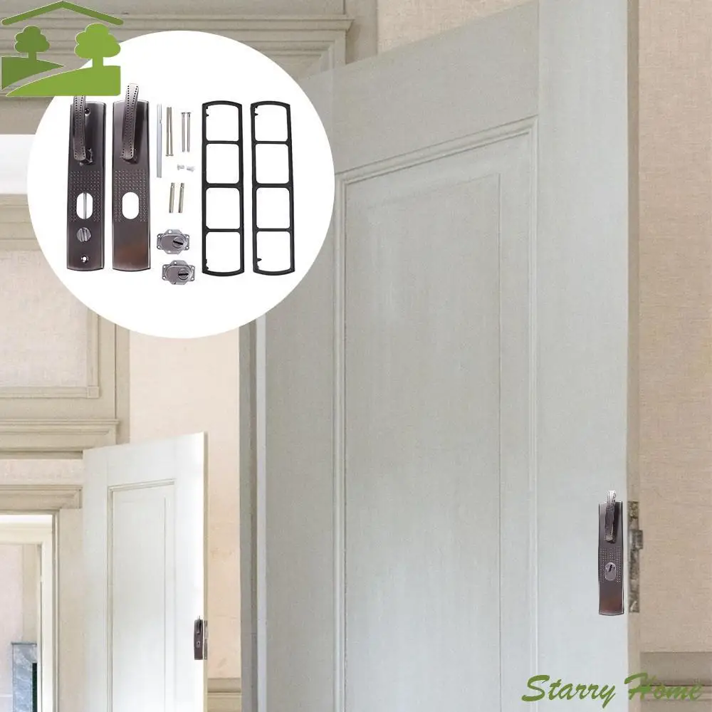 

Бытовая фурнитура, универсальная защитная дверная ручка, утолщенная панель из алюминиевого сплава, противоугонный расширенный дверной замок для дома