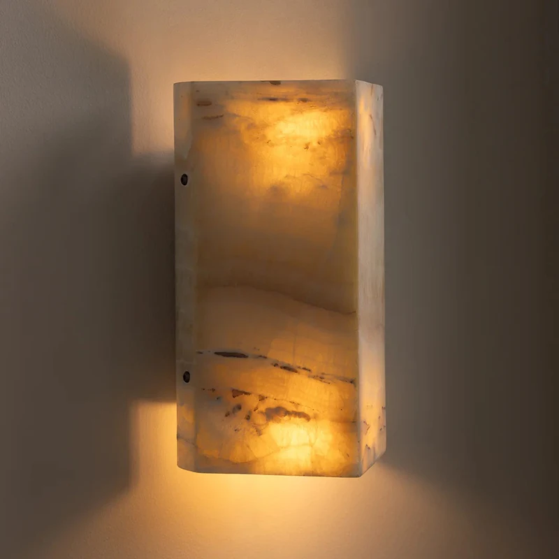 Maisy Sconce Light Spanish marble wall lamp bedroom bedside Wall Mounted hotel homestay model room hallway bar Wall Mounted lamp