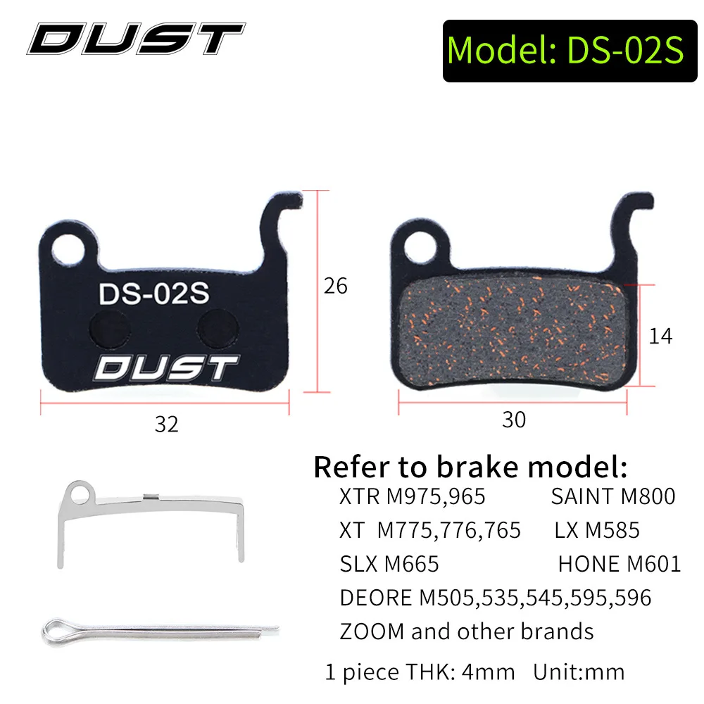 1 Pair RISK Bicycle Disc Brake Pad MTB Hydraulic Disc Semi-Metallic Brake Pads For SHIMANO SRAM AVID HAYES Magura Bike Part