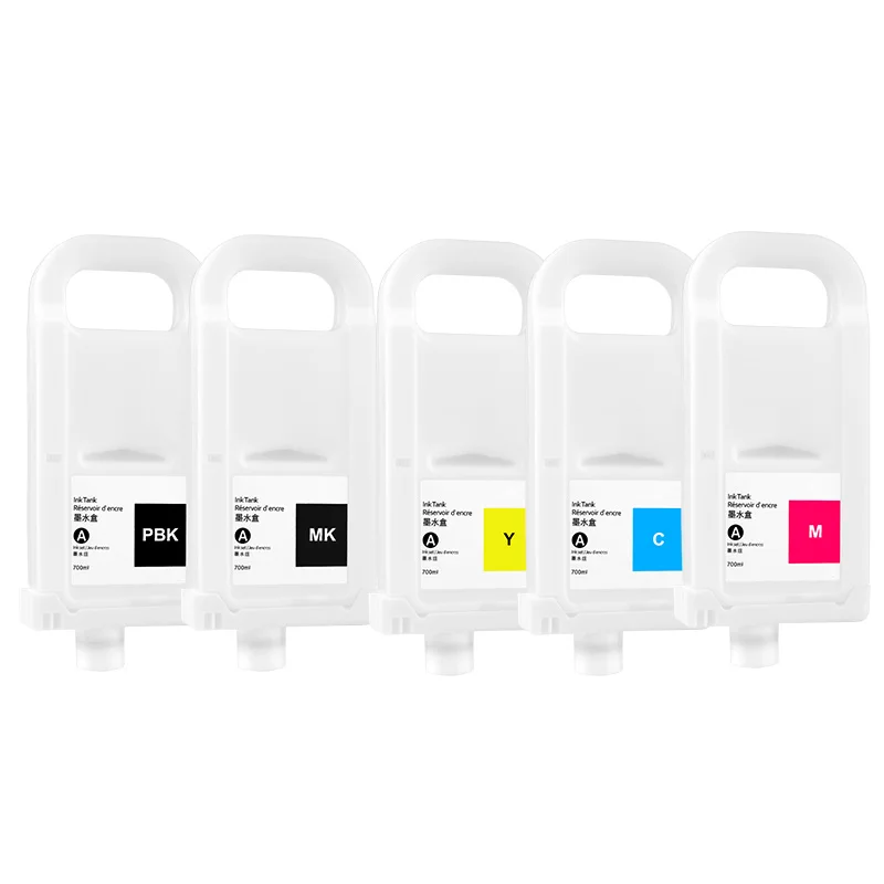 PFI 707 PFI-707 Refillable Ink Cartridge With Chip For Canon iPF 830 840 850 Printer 700ML/PC 830 840 850 Ink Cartridge