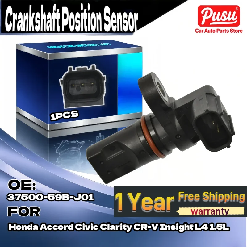 

Для датчика CKP 37500-59B-J01 для Honda Accord Civic Clarity CR-V Insight L4 1,5 л